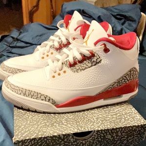 Cardinal Red Retro 3 Size 9.5